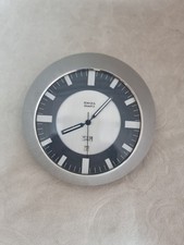 Vintage Swiza Swiss Made Quartz Clock Running Working 