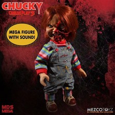 Mezco MDS Mega Scale Child's Play 3 Pizza face Chucky 15" talking Figure INSTOCK