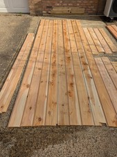 british cedar cladding, shadow gap, 7.5 m2
