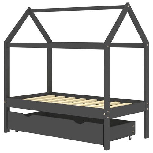 Solid pine wood kids - pine, bed