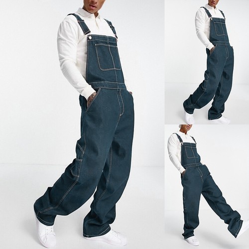 Mens vintage denim dungarees - mens,