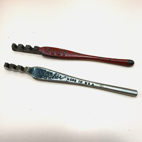 Vintage glass cutters blue - 2,