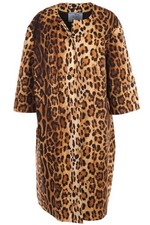 PRADA BROWN COTTON COAT IT 42 UK 10