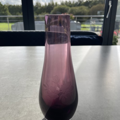Heavy amethyst coloured glass - amethyst,