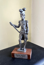 Vintage French Pewter Figure -