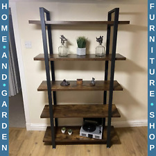 Large Industrial Bookcase Wood