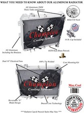 RN Champion 2 Row Radiator W/