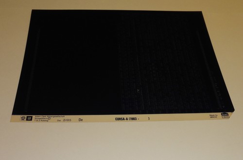 Microfiche spare parts catalog - microfiche,