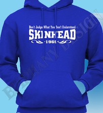 Skinhead T-Shirt Don't Judge What You Don't Understand Oi Ska Hoody Hoodie Punk