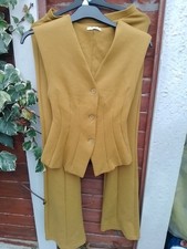 Zara  Dark Mustard Waistcoat