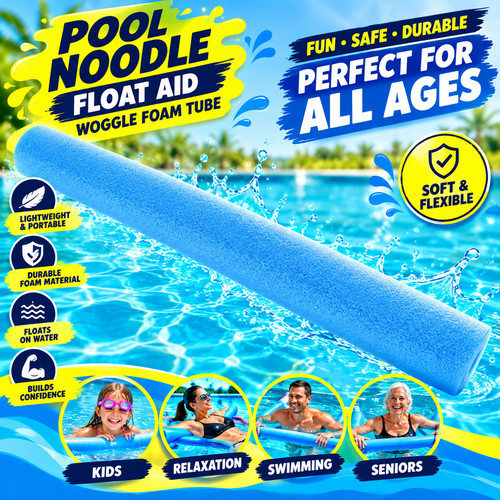 Swimming pool noodle float aid - swimming,