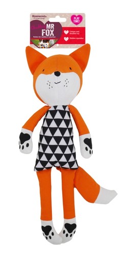 Rosewood fox dog toy - rosewood, mr