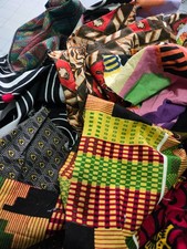 African Print Scrap Bags