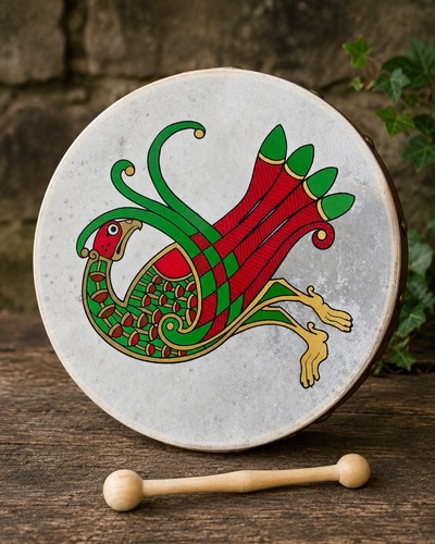Vintage irish bodhran - bodhran, 12in
