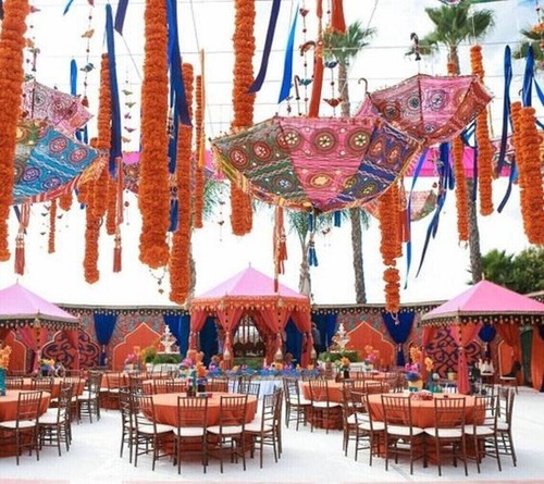 Wedding mehndi party decor - wedding,