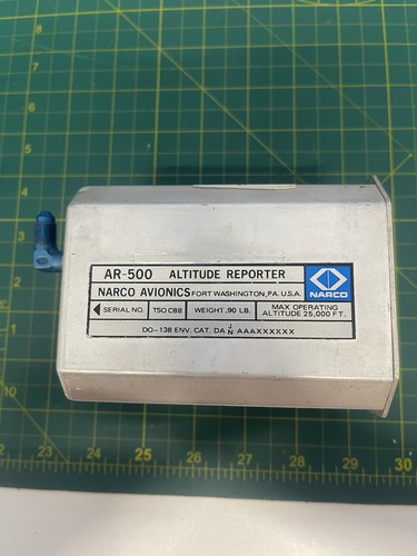 Narco avionics 500 altitude - avionics, ar-500