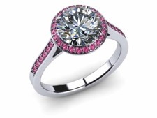 1.3ct Simulated Pink Sapphire