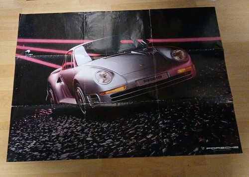 Car brochure poster - , porsche