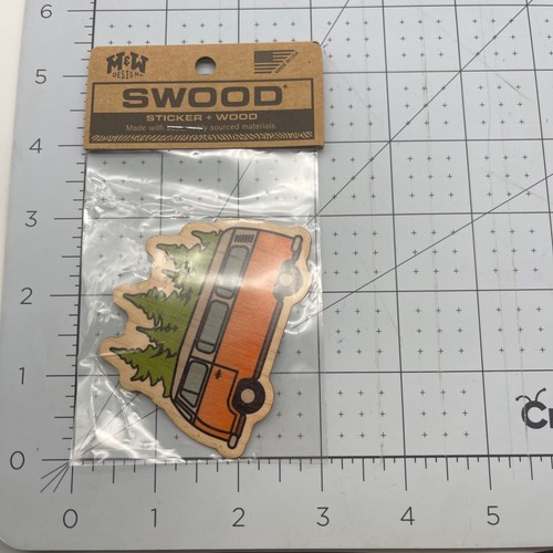 Metal and wood sticker - wood,