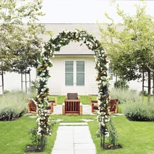 Metal Arch Wedding Garden