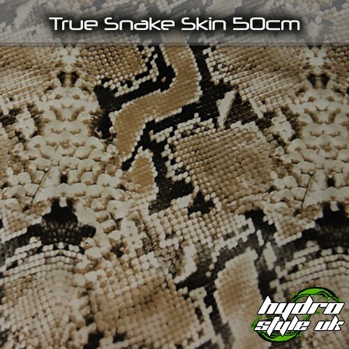 Rolled true snake skin - -,