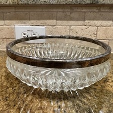 Vintage Crystal Candy Dish 8