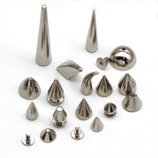 50pcs silver spots - silver,