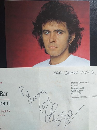 David essex superb signed - ,