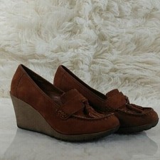 Mia Women's Brown Tan Suede