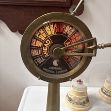 Vintage brass ship - brass,