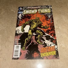 Swamp Thing #1 2012 signed by
