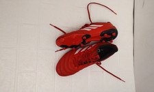 Adidas Copa Mundial Leather Football Boots Men's Size 7 Red Lace Up