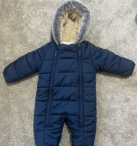 George baby navy - navy, hooded