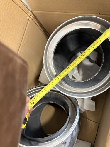 175mm twin wall flue - wall,