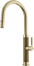115.0711.558 Kitchen Sink Tap Spout Mythos Masterpiece Pull-Out Spray-Gold-115.0