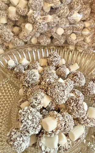 Coconut mushrooms sweets - coconut,