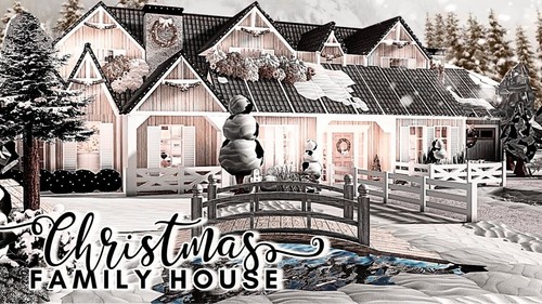Bloxburg christmas family - bloxburg,