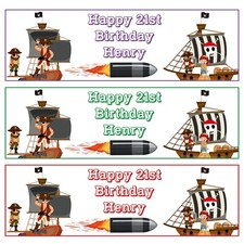 x2 Pirates Themed Birthday