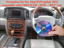 Navigation Sat Nav Map DVD update 2012 -compatible with CHRYSLER / JEEP REJ