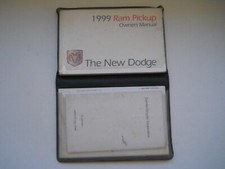 1999 Dodge Ram Pickup Truck Owners Manual Operators Book w/ Vinyl Coverlet 