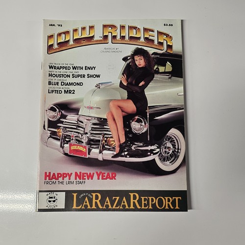 Lowrider magazine jan 1992 - magazine,