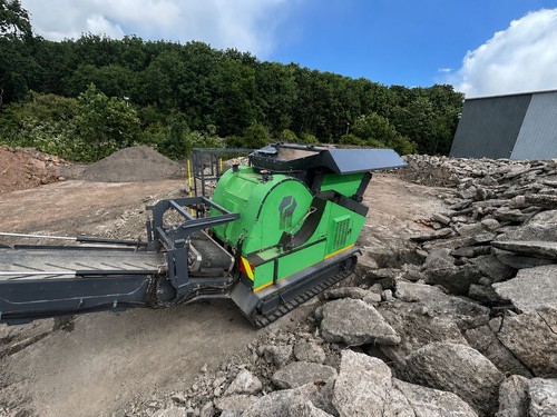 Concrete crusher hire - concrete,