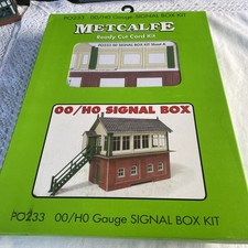 Metcalfe OO Gauge 1:76 OO PO 233 Signal Box Card Kit