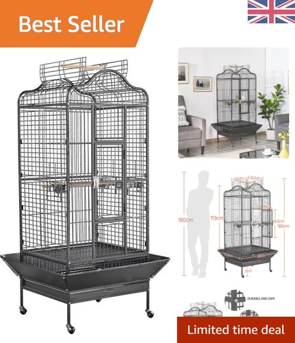 Durable wrought iron bird cage - durable,