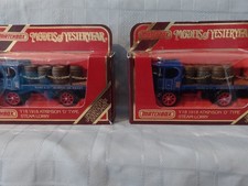 MATCHBOX MODELS OF YESTERYEAR 1918 ATKINSON MODEL D STEAM LORRY Y-18 BASS & CO 
