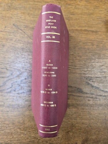 Shetland pony stud book - shetland,