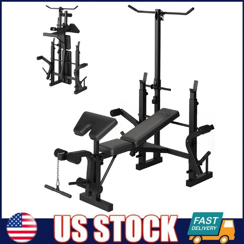 Weight bench set with squat - weight,