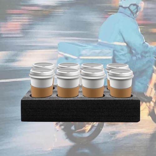 Coffee tray cup holder take - tray,