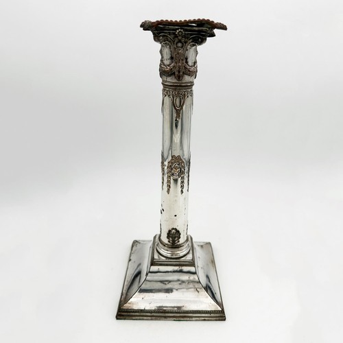 George iii column candlestick - george,
