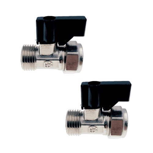 15mm male flat faced - x,
